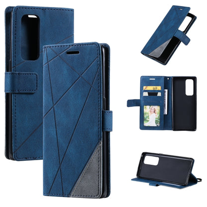 Skin Feel Splicing Horizontal Flip Leather Case with Holder & Card Slots & Wallet & Photo Frame, For OPPO A74 4G / F19, For OPPO A94 4G / F19 Pro, For OPPO Realme V13 5G, For OPPO Realme 8 4G, For OPPO Reno5 5G, For OPPO Reno5 Pro 5G                   ...