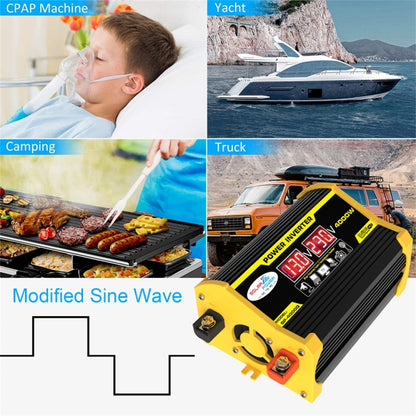 Legend I Generation DC12V to AC220V 3000W Car Power Inverter, DC12V to AC220V