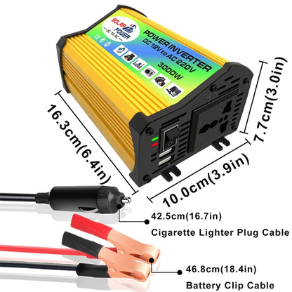 Legend I Generation DC12V to AC220V 3000W Car Power Inverter, DC12V to AC220V