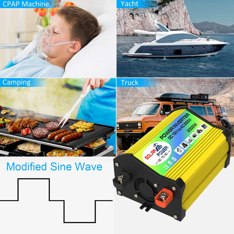 Legend I Generation DC12V to AC220V 3000W Car Power Inverter, DC12V to AC220V