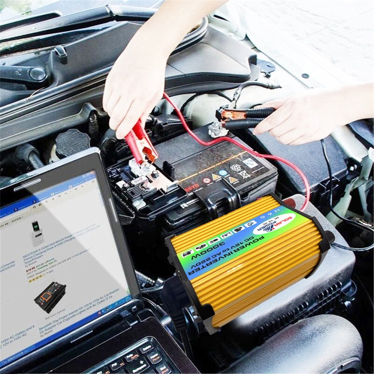 Legend I Generation DC12V to AC220V 3000W Car Power Inverter, DC12V to AC220V
