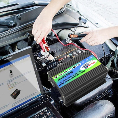 Tang I Generation 12V to 220V 3000W Intelligent Car Power Inverter with Dual USB, 12V to 220V