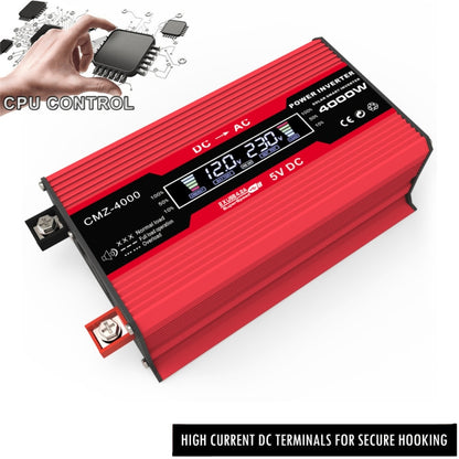 Zhizun 12V to 110V 4000W Car Power Inverter, 12V to 110V