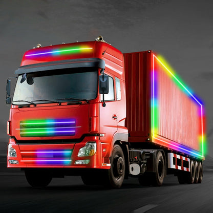 DC24V / 7W Colorful Truck Warning Light Slide Light with SMD-5050 Lamp Beads, 1m, 1.2m, 1.5m, 1.8m, 2.0m, 2.4m