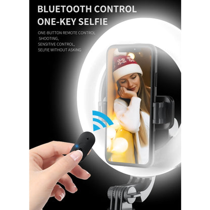 Q07 6 Inch Ring Light Portable Bluetooth Selfie Stick Tripod, Q07