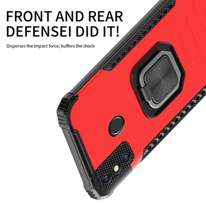 For Tecno Spark 6 Fierce Warrior Series Armor All-inclusive Shockproof Aluminum Alloy + TPU Protective Case with Ring Holder, For Tecno Spark 6