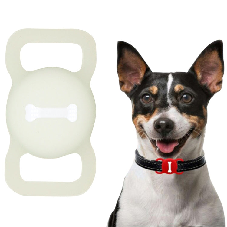 Shockproof Anti-scratch Silicone Case Protective Cover, Style: Bones, For AirTag