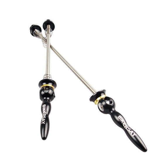 أسياخ دراجات BIKERSAY، محور تيتانيوم سريع الفك، سيخ محور العجلة، للدراجات الجبلية QR001، للدراجات الهوائية QR001، للدراجات الجبلية QR002، للدراجات الهوائية QR002، للدراجات الجبلية QR003، للدراجات الهوائية QR003