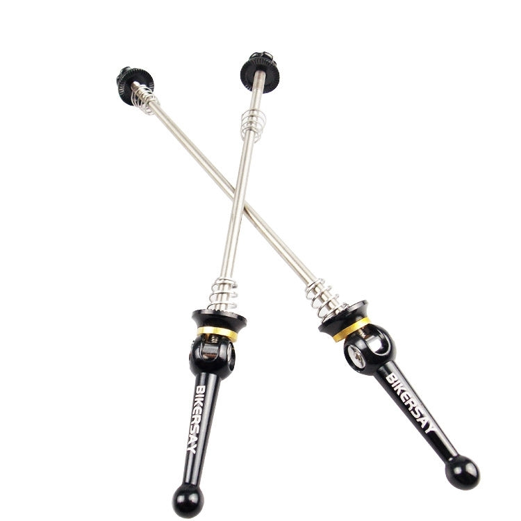 BIKERSAY Bicycle Skewers Quick Release Titanium Axle QR Wheel Hub Skewer, For MTB Bicycle QR001, For Road Bicycle QR001, For MTB Bicycle QR002, For Road Bicycle QR002, For MTB Bicycle QR003, For Road Bicycle QR003