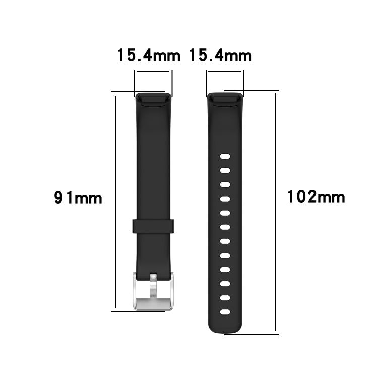 Für Fitbit Luxe xDFind Silikon-Armband, Größe:S (Kieferngrün), S