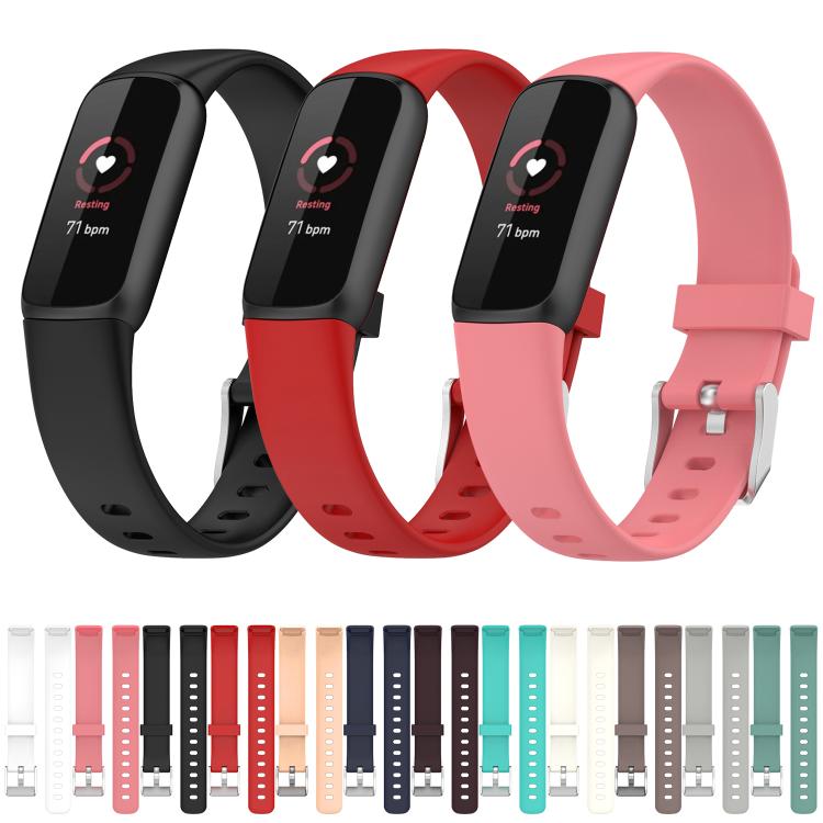 Für Fitbit Luxe xDFind Silikon-Armband, Größe:S (Kieferngrün), S
