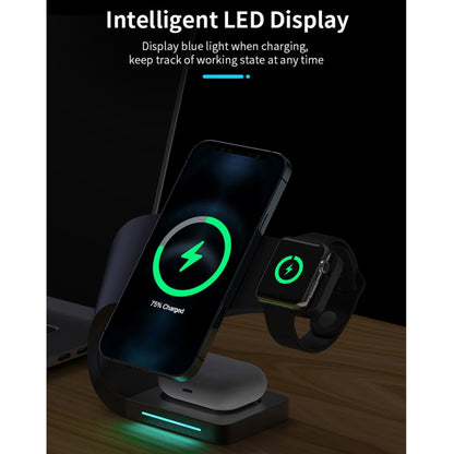 4 In 1 Multi-function Smart Magnetic Wireless Charger for iPhone & iWatches & AirPods