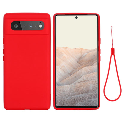 Pure Color Liquid Silicone Shockproof Full Coverage Case, For Google Pixel 6
