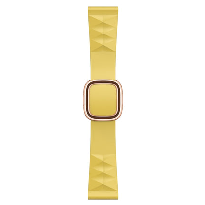 Modern Style Silicone Replacement Strap Watchband For Apple Watch Series 6 & SE & 5 & 4 44mm / 3 & 2 & 1 42mm, Black Buckle, Rose Gold Buckle, Silver Buckle