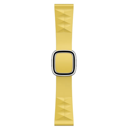 Modern Style Silicone Replacement Strap Watchband For Apple Watch Series 6 & SE & 5 & 4 44mm / 3 & 2 & 1 42mm, Black Buckle, Rose Gold Buckle, Silver Buckle