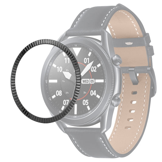 Bague de lunette texturée Smart Watch Wave, pour Samsung Galaxy Watch 3 41mm, pour Samsung Galaxy Watch 3 45mm