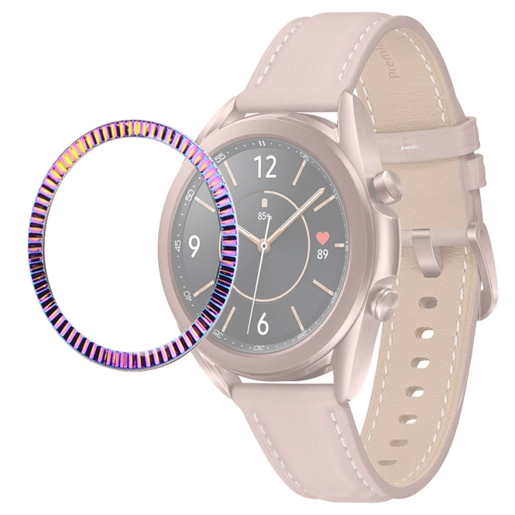 Smart Watch Wave Texture Bezel Ring, For Samsung Galaxy Watch 3 41mm, For Samsung Galaxy Watch 3 45mm