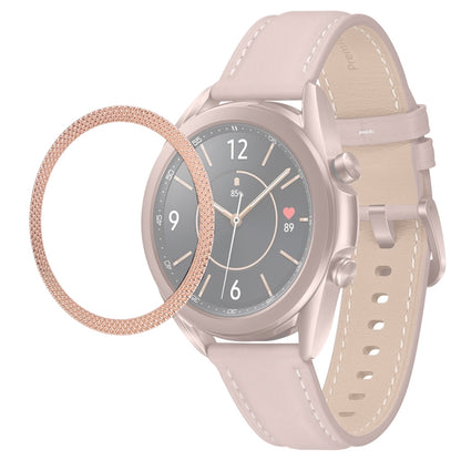 Smart Watch Rhombus Texture Bezel Ring, For Samsung Galaxy Watch 3 41mm, For Samsung Galaxy Watch 3 45mm