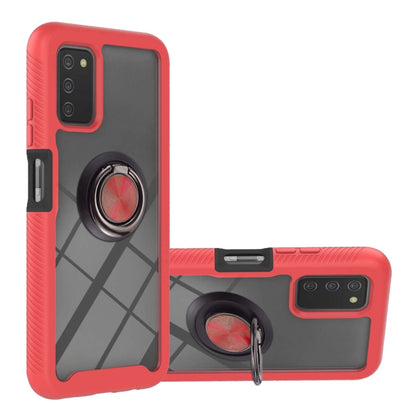Starry Sky Solid Color Series Shockproof PC + TPU Protective Case with Ring Holder & Magnetic Function, For Google Pixel 6, For Google Pixel 6 Pro, For Samsung Galaxy A03s 166mm