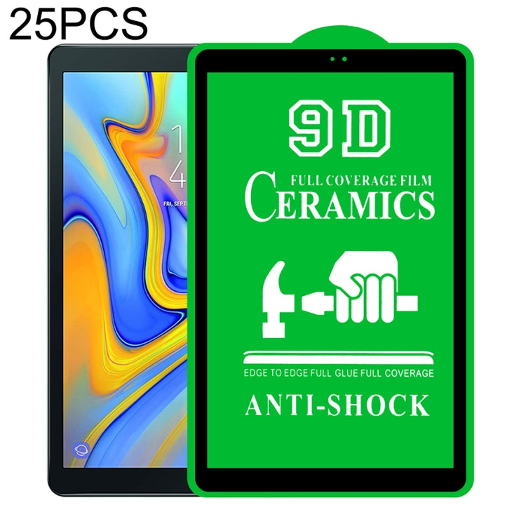 25 PCS 9D Full Screen Full Glue Ceramic Film, For Samsung Galaxy Tab A 8.4 2020 (25 PCS), For Samsung Galaxy Tab A 10.1 2016 T580/T585 (25 PCS), For Samsung Galaxy Tab A 10.5 2018 T590/T595 (25 PCS), For Samsung Galaxy Tab A7 Lite 8.7 inch T225 (25 PCS...