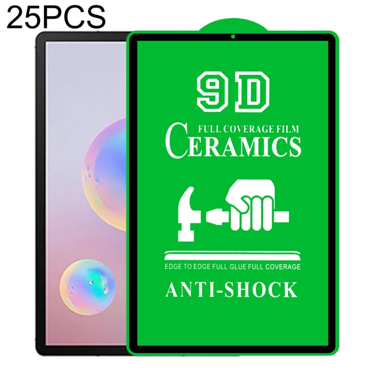 25 PCS 9D Full Screen Full Glue Ceramic Film, For Samsung Galaxy Tab A 8.4 2020 (25 PCS), For Samsung Galaxy Tab A 10.1 2016 T580/T585 (25 PCS), For Samsung Galaxy Tab A 10.5 2018 T590/T595 (25 PCS), For Samsung Galaxy Tab A7 Lite 8.7 inch T225 (25 PCS...