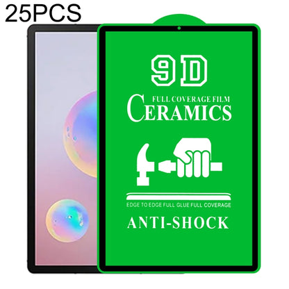 25 PCS 9D Full Screen Full Glue Ceramic Film, For Samsung Galaxy Tab A 8.4 2020 (25 PCS), For Samsung Galaxy Tab A 10.1 2016 T580/T585 (25 PCS), For Samsung Galaxy Tab A 10.5 2018 T590/T595 (25 PCS), For Samsung Galaxy Tab A7 Lite 8.7 inch T225 (25 PCS...