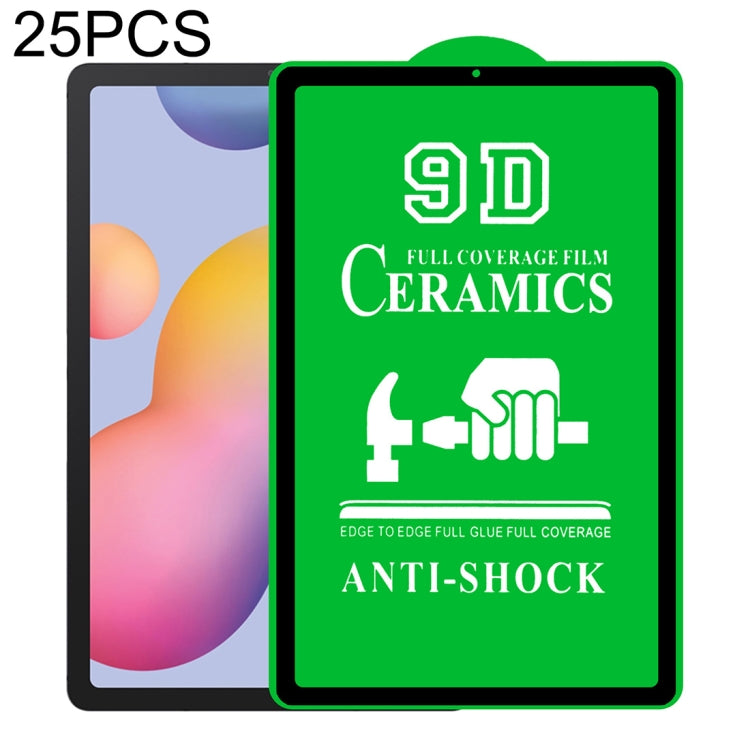 25 PCS 9D Full Screen Full Glue Ceramic Film, For Samsung Galaxy Tab A 8.4 2020 (25 PCS), For Samsung Galaxy Tab A 10.1 2016 T580/T585 (25 PCS), For Samsung Galaxy Tab A 10.5 2018 T590/T595 (25 PCS), For Samsung Galaxy Tab A7 Lite 8.7 inch T225 (25 PCS...