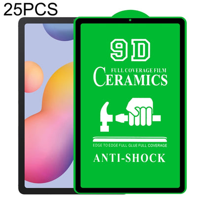 25 PCS 9D Full Screen Full Glue Ceramic Film, For Samsung Galaxy Tab A 8.4 2020 (25 PCS), For Samsung Galaxy Tab A 10.1 2016 T580/T585 (25 PCS), For Samsung Galaxy Tab A 10.5 2018 T590/T595 (25 PCS), For Samsung Galaxy Tab A7 Lite 8.7 inch T225 (25 PCS...