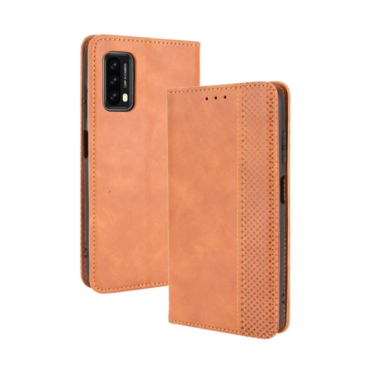 Magnetic Buckle Retro Crazy Horse Texture Horizontal Flip Leather Case with Holder & Card Slots & Photo Frame, For Motorola Moto G Stylus 5G 2021, For OPPO Reno6 5G, For OPPO Reno6 Pro 5G, For OPPO Reno6 Pro+ 5G, For vivo X60 Pro / X60 5G Curved Surfac...