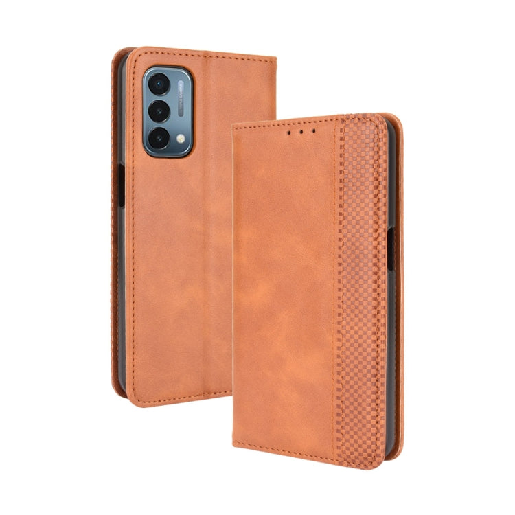 Magnetic Buckle Retro Crazy Horse Texture Horizontal Flip Leather Case with Holder & Card Slots & Photo Frame, For Motorola Moto G Stylus 5G 2021, For OPPO Reno6 5G, For OPPO Reno6 Pro 5G, For OPPO Reno6 Pro+ 5G, For vivo X60 Pro / X60 5G Curved Surfac...