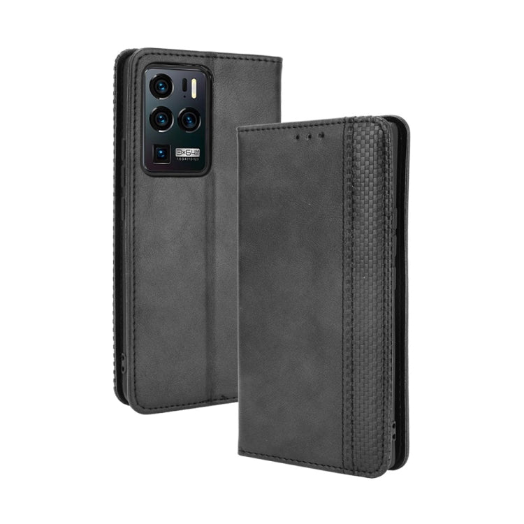 Magnetic Buckle Retro Crazy Horse Texture Horizontal Flip Leather Case with Holder & Card Slots & Photo Frame, For Motorola Moto G Stylus 5G 2021, For OPPO Reno6 5G, For OPPO Reno6 Pro 5G, For OPPO Reno6 Pro+ 5G, For vivo X60 Pro / X60 5G Curved Surfac...
