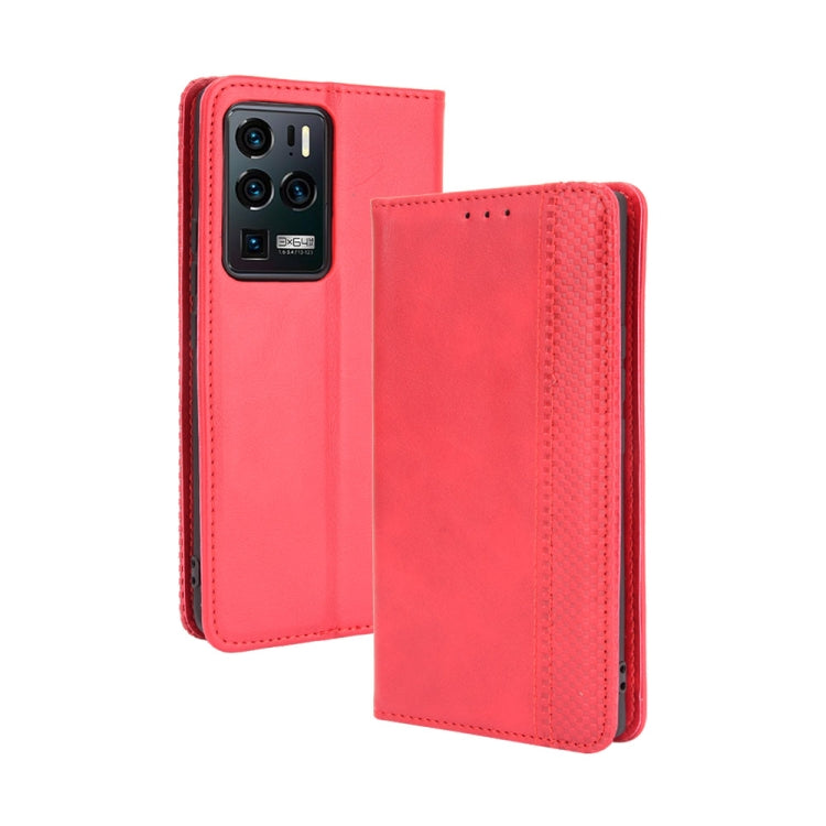 Magnetic Buckle Retro Crazy Horse Texture Horizontal Flip Leather Case with Holder & Card Slots & Photo Frame, For Motorola Moto G Stylus 5G 2021, For OPPO Reno6 5G, For OPPO Reno6 Pro 5G, For OPPO Reno6 Pro+ 5G, For vivo X60 Pro / X60 5G Curved Surfac...