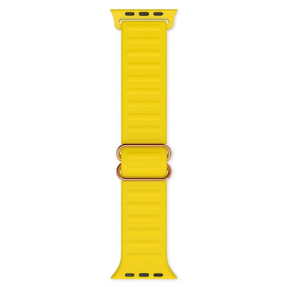 Japanese Word Buckle Silicone Replacement Watchband For Apple Watch Series, 7 45mm / 6 & SE & 5 & 4 44mm / 3 & 2 & 1 42mm, 7 41mm / 6 & SE & 5 & 4 40mm / 3 & 2 & 1 38mm