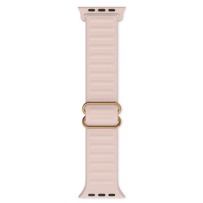 Japanese Word Buckle Silicone Replacement Watchband For Apple Watch Series, 7 45mm / 6 & SE & 5 & 4 44mm / 3 & 2 & 1 42mm, 7 41mm / 6 & SE & 5 & 4 40mm / 3 & 2 & 1 38mm