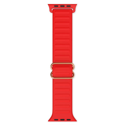 Japanese Word Buckle Silicone Replacement Watchband For Apple Watch Series, 7 45mm / 6 & SE & 5 & 4 44mm / 3 & 2 & 1 42mm, 7 41mm / 6 & SE & 5 & 4 40mm / 3 & 2 & 1 38mm