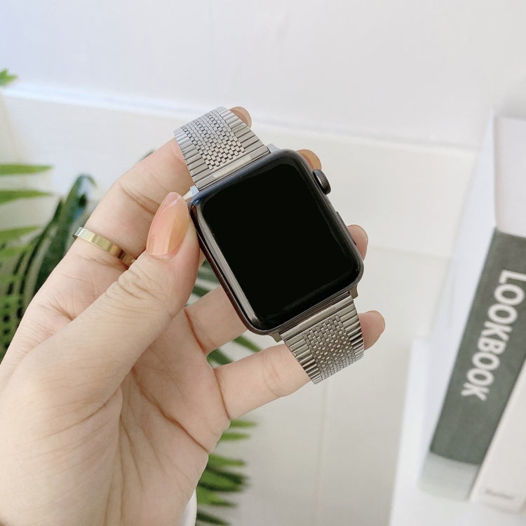 Small Waist Steel Replacement Strap Watchband, For Apple Watch Series 7  41mm / & 6 & SE & 5 & 4 40mm, For Apple Watch Series  7  45mm / & 6 & SE & 5 & 4 44mm
