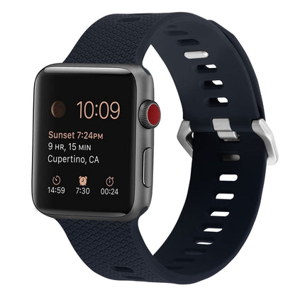 Bracelet de rechange en silicone pour Apple Watch Series, 7 45 mm / 6 & SE & 5 & 4 44 mm / 3 & 2 & 1 42 mm, 7 41 mm / 6 & SE & 5 & 4 40 mm / 3 & 2 & 1 38 mm
