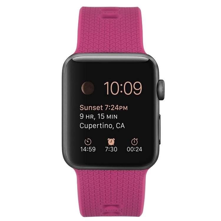 Bracelet de rechange en silicone pour Apple Watch Series, 7 45 mm / 6 & SE & 5 & 4 44 mm / 3 & 2 & 1 42 mm, 7 41 mm / 6 & SE & 5 & 4 40 mm / 3 & 2 & 1 38 mm