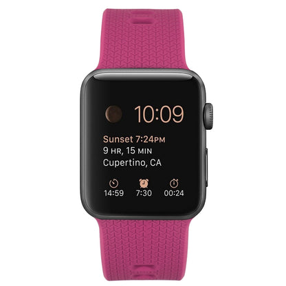 Bracelet de rechange en silicone pour Apple Watch Series, 7 45 mm / 6 & SE & 5 & 4 44 mm / 3 & 2 & 1 42 mm, 7 41 mm / 6 & SE & 5 & 4 40 mm / 3 & 2 & 1 38 mm