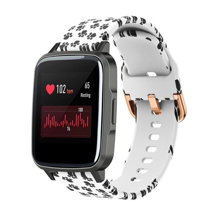 Silicone Printing Replacement Strap Watchband, For Xiaomi Haylou LS01