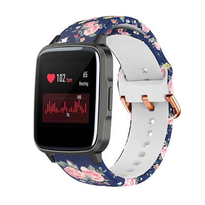 Silicone Printing Replacement Strap Watchband, For Xiaomi Haylou LS01