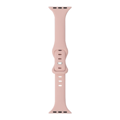Slimming 8-buckle Silicone Replacement Strap Watchband, For Apple Watch Series 7  41mm / & 6 & SE & 5 & 4 40mm, For Apple Watch Series  7  45mm / & 6 & SE & 5 & 4 44mm