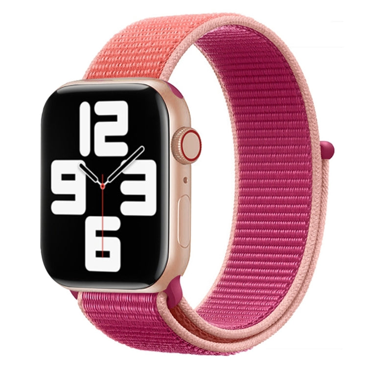 Color Matching Nylon Watchband, For Apple Watch Series 7 41mm / 6 & SE & 5 & 4 40mm / 3 & 2 & 1 38mm, For Apple Watch Series 8&7 41mm / SE 2&6&SE&5&4 40mm / 3&2&1 38mm, For Apple Watch Series 7 45mm / 6 & SE & 5 & 4 44mm / 3 & 2 & 1 42mm���������������...