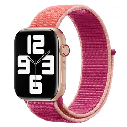 Color Matching Nylon Watchband, For Apple Watch Series 7 41mm / 6 & SE & 5 & 4 40mm / 3 & 2 & 1 38mm, For Apple Watch Series 8&7 41mm / SE 2&6&SE&5&4 40mm / 3&2&1 38mm, For Apple Watch Series 7 45mm / 6 & SE & 5 & 4 44mm / 3 & 2 & 1 42mm���������������...