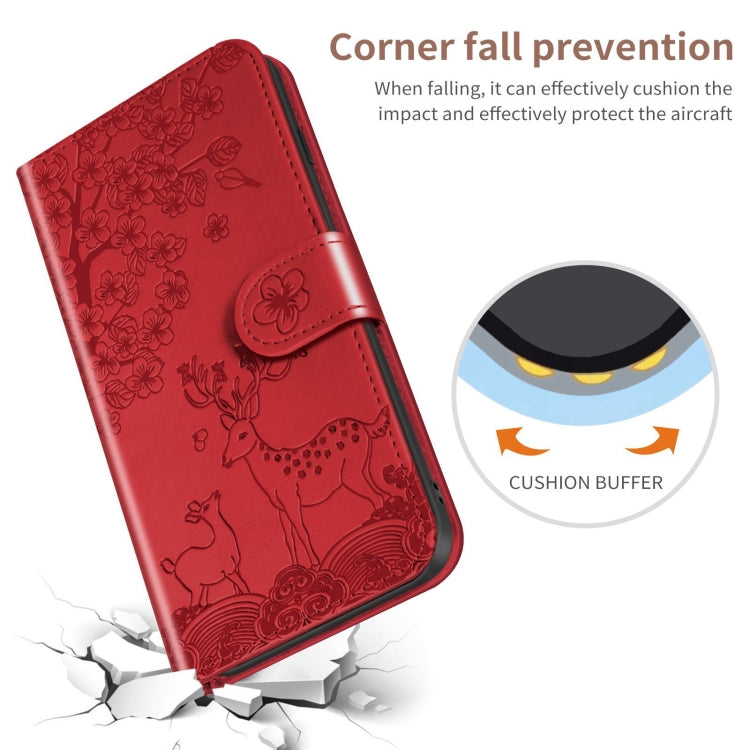 Sika Deer Embossing Pattern Horizontal Flip PU Leather Case with Holder & Card Slot & Wallet & Photo Frame, For Google Pixel 4a, For Google Pixel 4a 5G, For Google Pixel 5, For Google Pixel 6, For Sony Xperia 5 II, For Sony Xperia 5 III                ...