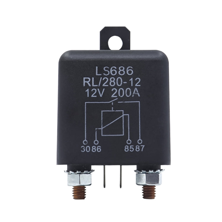 200A RV Modified Start Relay, 12V 1.8W Continuous Type, 12V 4.8W Start Type, 24V 1.8W Continuous Type, 24V 4.8W Start Type