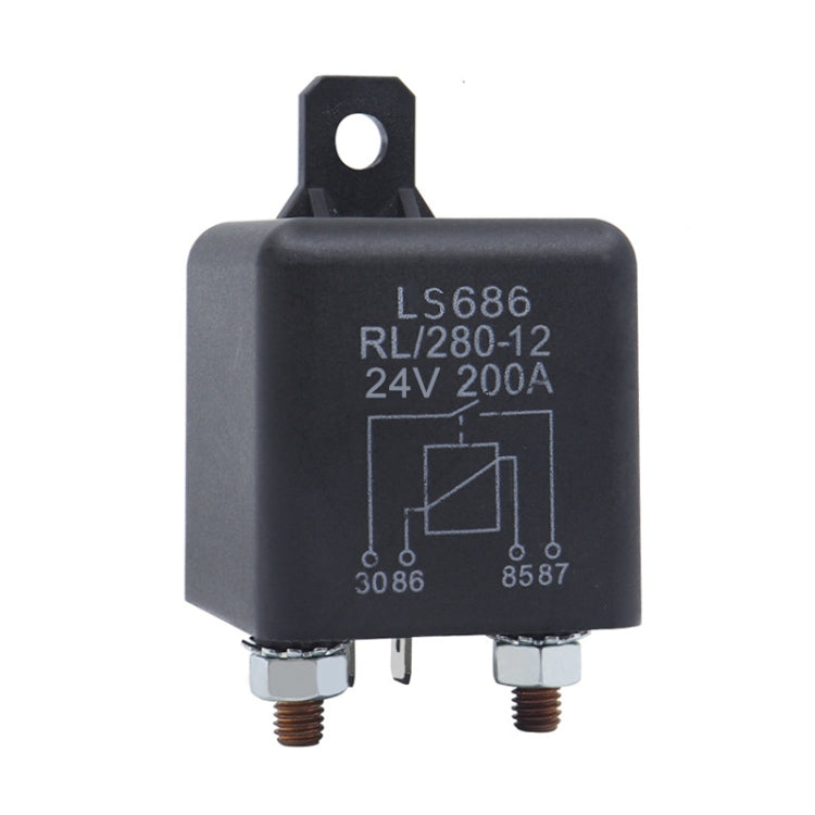 200A RV Modified Start Relay, 12V 1.8W Continuous Type, 12V 4.8W Start Type, 24V 1.8W Continuous Type, 24V 4.8W Start Type