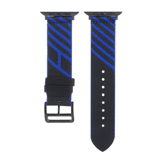 Nylon Single Loop Replacement Strap Watchband For Apple Watch Series, 7 41mm / 6 & SE & 5 & 4 40mm / 3 & 2 & 1 38mm, 7 45mm / 6 & SE & 5 & 4 44mm / 3 & 2 & 1 42mm