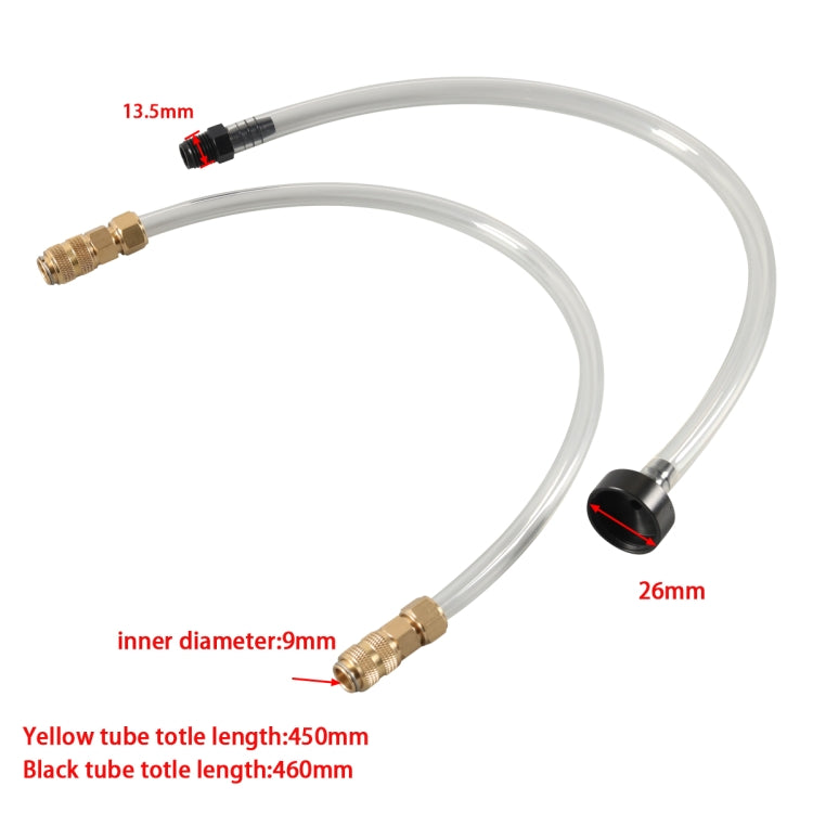 2 PCS Ship / Dinghy Hydraulic Steering System Ship Exhaust Kit with Clamp, A6397