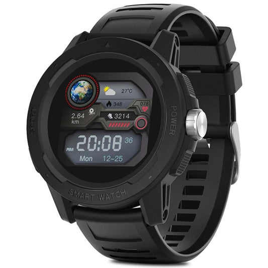 Montre connectée NORTH EDGE Mars 2 pour le sport en extérieur, avec écran tactile de 1.4 pouce, Bluetooth, surveillance de la fréquence cardiaque, du sommeil, de la pression artérielle et de l'oxygène sanguin, contrôle à distance de l'appareil photo et 7 modes sportifs.